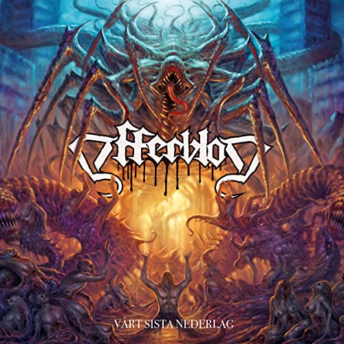 CD cover art: monstrous creature with sprawling limbs over figures.