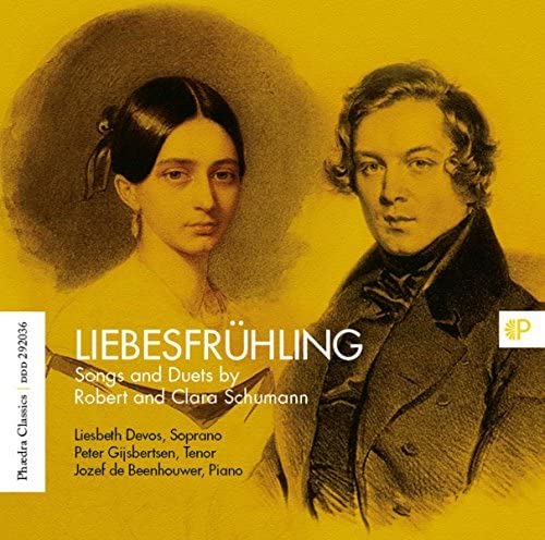 CD cover with portraits of a man and woman, sepia tone.