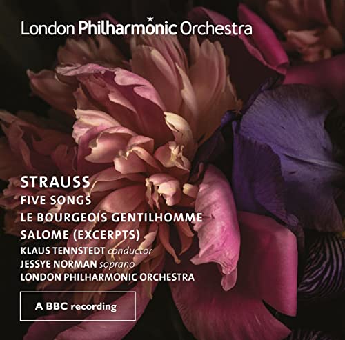 CD cover featuring close-up of dark red and purple flowers.