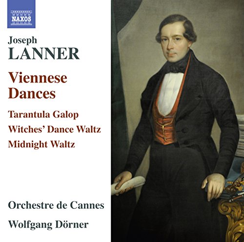 CD cover featuring a portrait of composer Joseph Lanner and text.