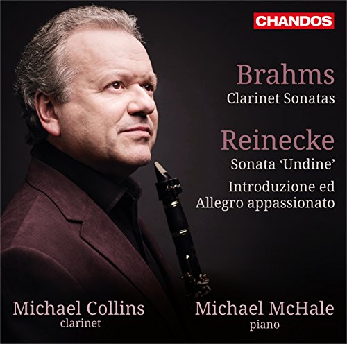 CD cover featuring clarinetist Michael Collins and composers’ names.