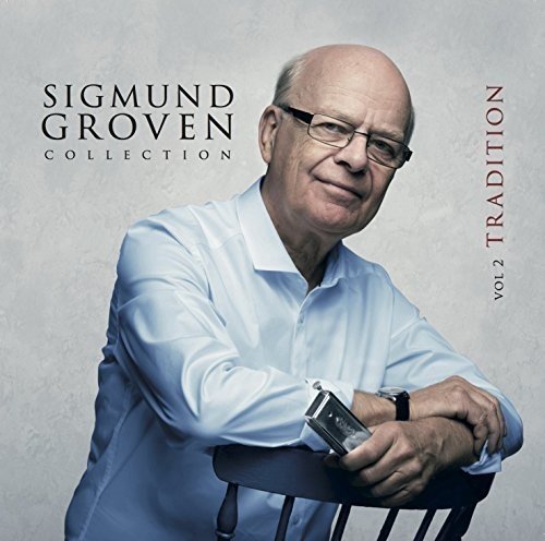 Sigmund Groven portrait on CD cover, holding a harmonica.