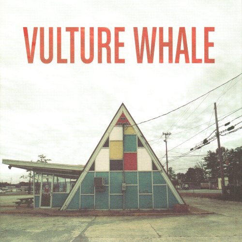 Album cover for "Vulture Whale" featuring a triangular building.