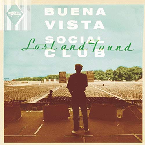 Buena Vista Social Club album cover with a man on stage.