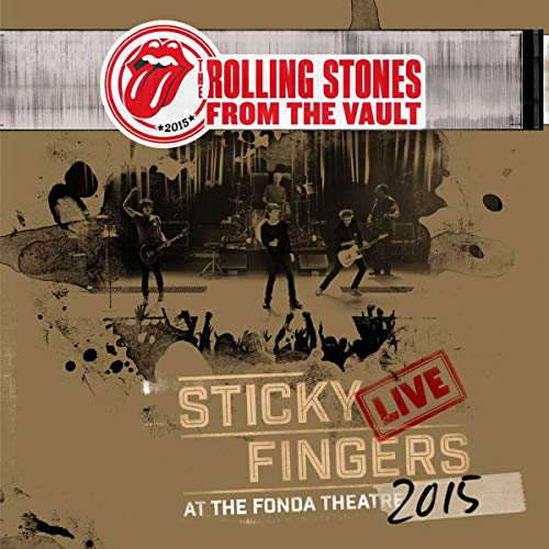 Rolling Stones album cover featuring band performing live at Fonda Theatre.