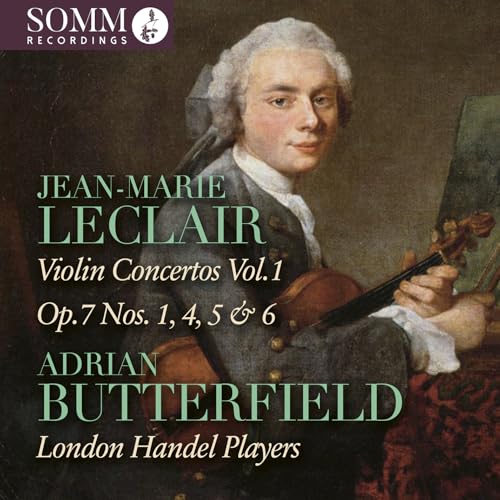 CD cover featuring a portrait of a man with a violin.