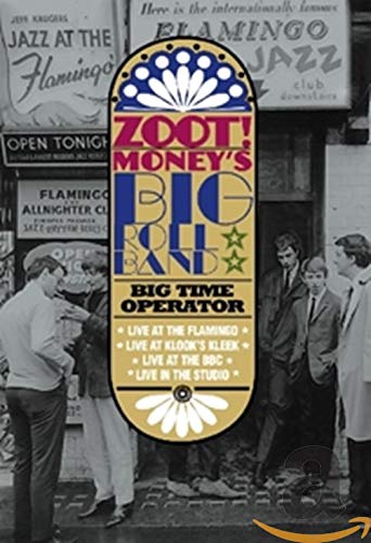 CD cover for Zoot Money’s “Big Roll” with 1960s band photo.