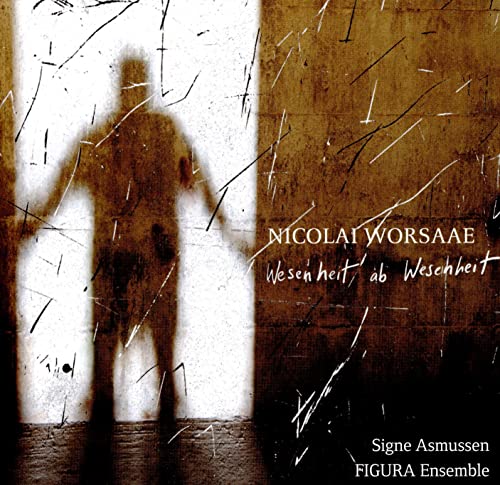 CD cover with a shadowed figure and text: “Nicolai Worsaae.”