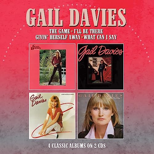 CD cover for Gail Davies’ “The Game” with four album images.
