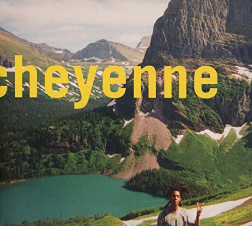 CD cover with mountain landscape and yellow “cheyenne” text.