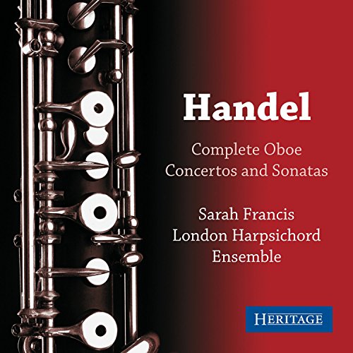 CD case featuring a classical musician, likely Sarah Francis, and Handel’s name.