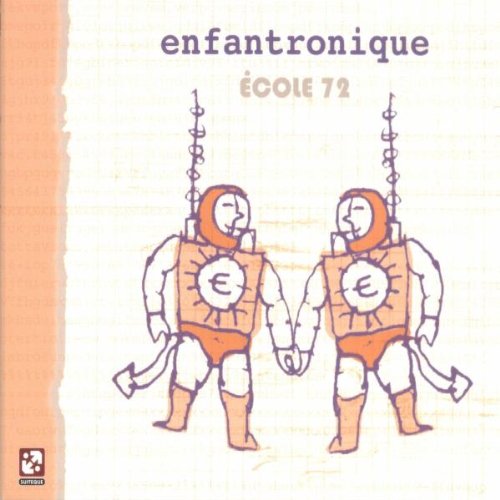 CD cover: two sketched astronauts holding hands on a peach background.