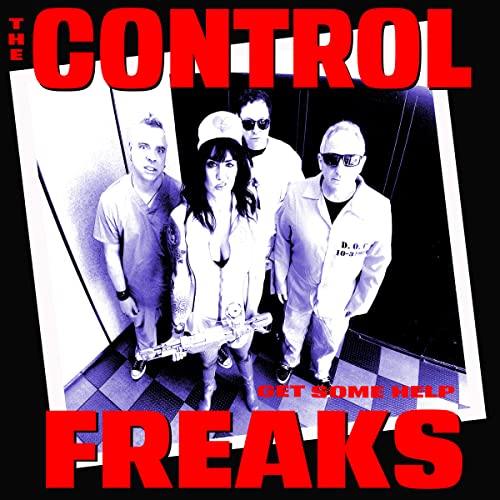 CD cover for "The Control Freaks - Get Some Help" featuring four people.