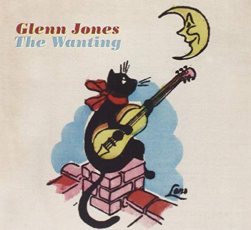 Album cover: black cat playing guitar under a crescent moon.