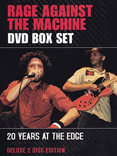 Rage Against The Machine DVD box set featuring band members performing.