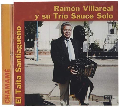 CD cover featuring Ramón Villareal with an accordion, portrait style.