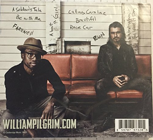 CD cover featuring two men on a red couch, website address, and barcode.