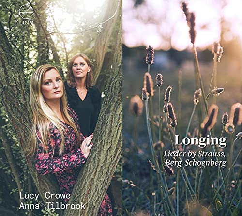 CD cover featuring two women and wildflowers, titled “Longing.”