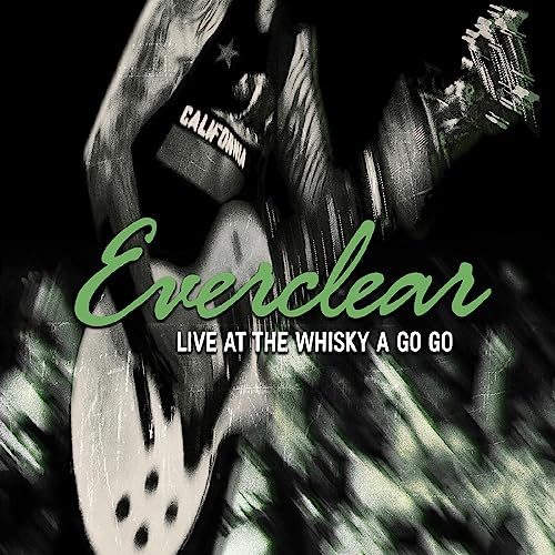 Everclear album cover, "Live At The Whisky A Go Go," with guitar imagery.