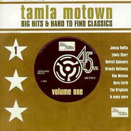 CD cover for Tamla Motown compilation with record label design and stars.