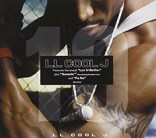 LL Cool J album cover, "10", featuring the artist's portrait.
