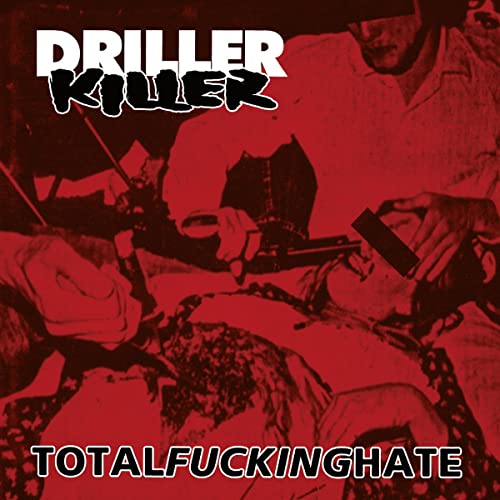 CD cover for "Driller Killer" with a distressed, violent image.