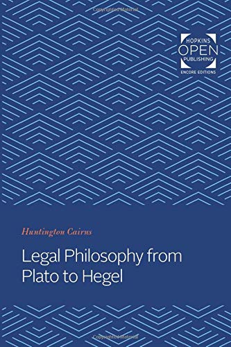 Legal Philosophy from Plato to Hegel