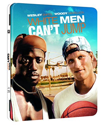 White Men Can't Jump" Blu-ray steelbook featuring Wesley Snipes and Woody Harrelson.