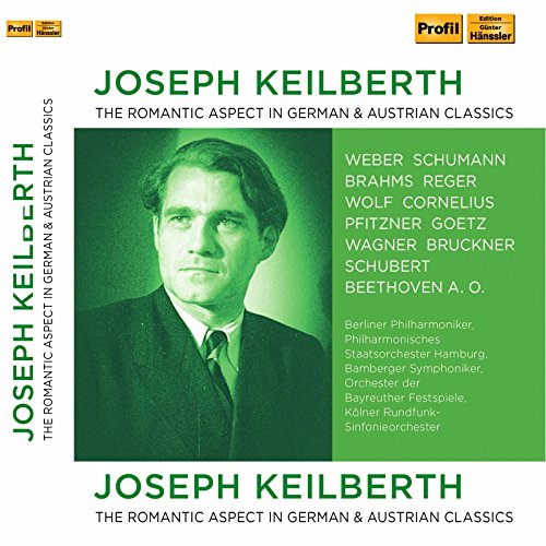 CD cover for Joseph Keilberth’s Romantic recordings, featuring a portrait.