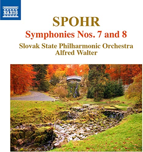 CD cover for Spohr symphonies with autumn landscape image.