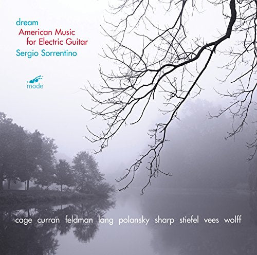 CD cover: misty landscape with bare branches, text listing composers’ names.