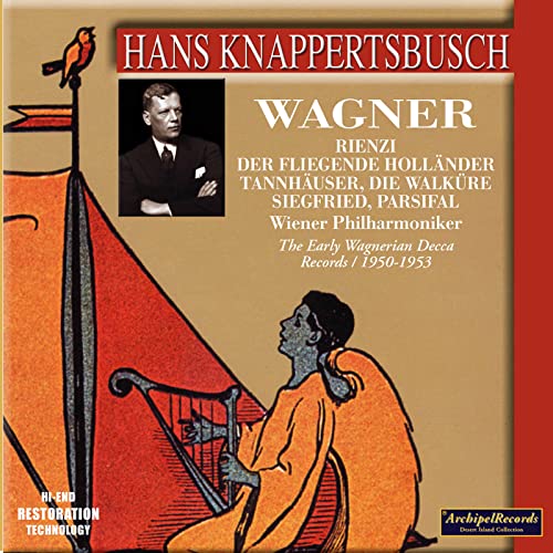 CD cover for Hans Knappertsbusch’s early Wagner recordings, 1950-53.