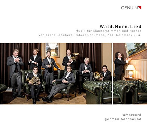 CD cover featuring a group of formally dressed musicians with brass instruments.