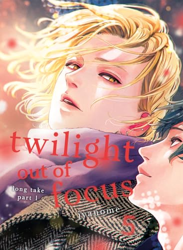 Manga cover featuring two characters with blonde and dark hair in a close embrace.
