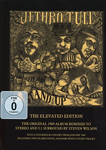 Jethro Tull "Stand Up" album cover: illustrated portrait of the band.