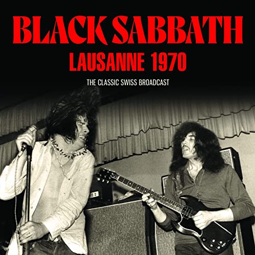 Black Sabbath live performance, 1970, with Ozzy Osbourne and Tony Iommi.