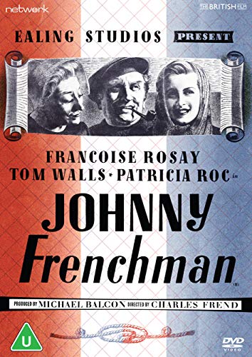 DVD cover for "Johnny Frenchman" featuring three portraits and tricolor stripes.