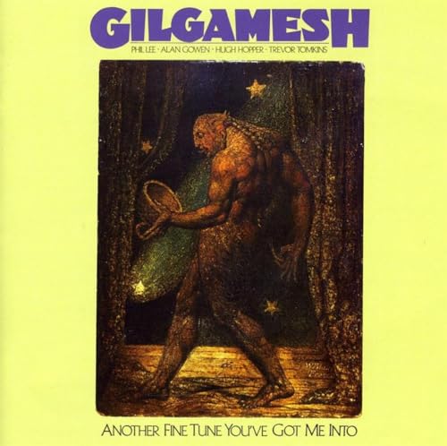 CD cover for Gilgamesh’s “Another Fine Tune,” featuring a mythical creature.