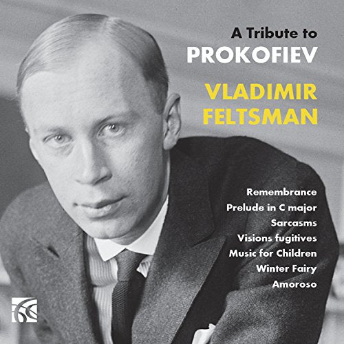 CD cover featuring a black and white portrait of Vladimir Feltsman.