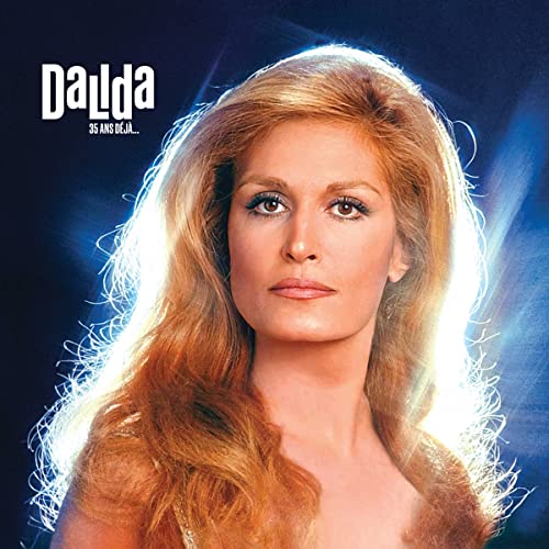 Dalida album cover: portrait of a blonde woman with long hair.