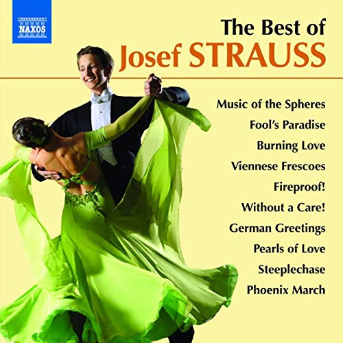 CD cover featuring a couple dancing, text reading "The Best of Josef Strauss.