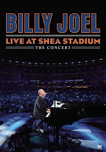 Billy Joel playing piano at Shea Stadium concert, DVD cover.