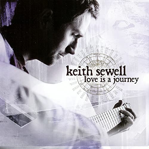 CD cover for Keith Sewell’s “Love Is A Journey” featuring a compass.