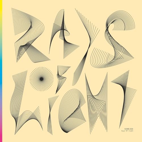CD cover for "Rays of Light" by Richard Koch, abstract line art.