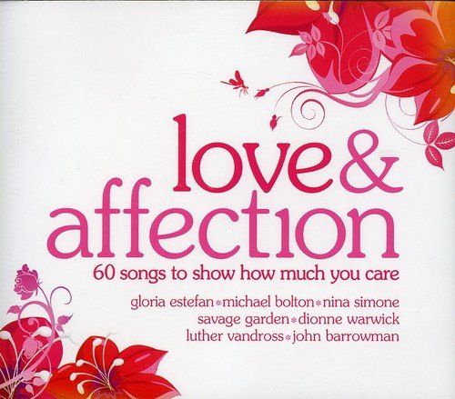 CD cover for “Love & Affection” with floral design and text.