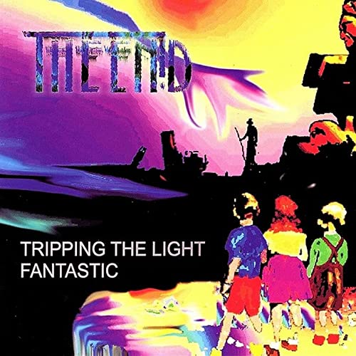 CD cover for “Enid - Tripping The Light Fantastic” with colorful, abstract art.