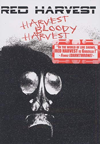 DVD cover for "Red Harvest" featuring a distorted, monstrous face.