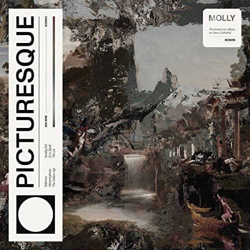 Vinyl record cover depicting a classical landscape with figures and ruins.