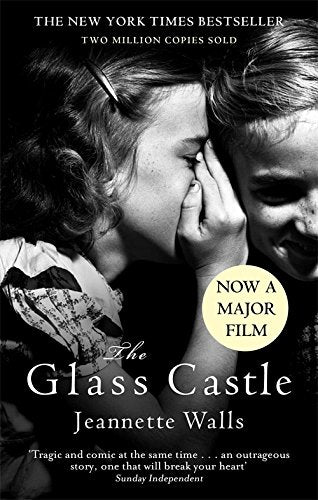 Black and white book cover showing a girl whispering into another person's ear.