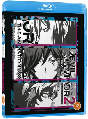 Blu-ray case for “Devil Survivor 2 The Animation” with anime character art.
